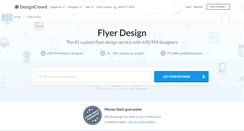 Desktop Screenshot of flyer.designcrowd.com.au