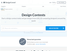 Tablet Screenshot of contests.designcrowd.com.au