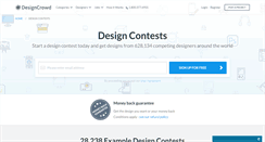 Desktop Screenshot of contests.designcrowd.co.nz