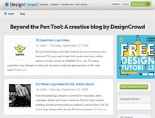 Tablet Screenshot of blog.designcrowd.co.uk