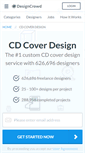 Mobile Screenshot of cdcover.designcrowd.com