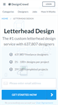 Mobile Screenshot of letterhead.designcrowd.co.nz