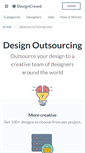 Mobile Screenshot of outsource.designcrowd.co.uk