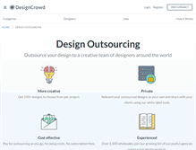 Tablet Screenshot of outsource.designcrowd.co.uk