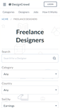 Mobile Screenshot of designers.designcrowd.co.nz