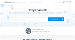 Desktop Screenshot of contests.designcrowd.com