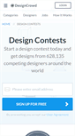 Mobile Screenshot of contests.designcrowd.com