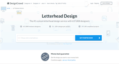 Desktop Screenshot of letterhead.designcrowd.com