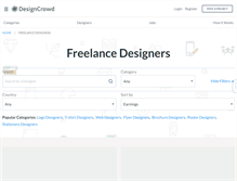 Tablet Screenshot of designers.designcrowd.com.au
