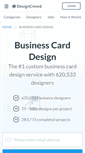 Mobile Screenshot of businesscard.designcrowd.co.nz