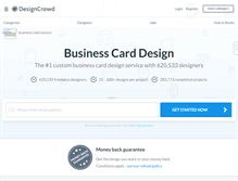 Tablet Screenshot of businesscard.designcrowd.co.nz