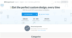 Desktop Screenshot of designcrowd.co.uk