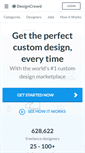 Mobile Screenshot of designcrowd.co.uk