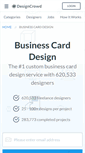 Mobile Screenshot of businesscard.designcrowd.co.uk