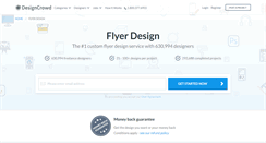 Desktop Screenshot of flyer.designcrowd.co.uk
