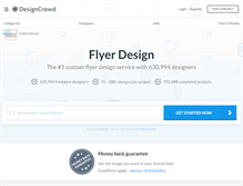 Tablet Screenshot of flyer.designcrowd.com