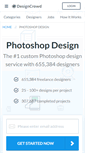 Mobile Screenshot of photoshop.designcrowd.com