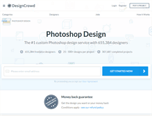 Tablet Screenshot of photoshop.designcrowd.com