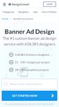 Mobile Screenshot of bannerad.designcrowd.com