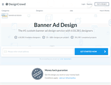 Tablet Screenshot of bannerad.designcrowd.com