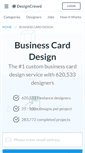 Mobile Screenshot of businesscard.designcrowd.com.au