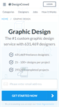 Mobile Screenshot of graphic.designcrowd.com