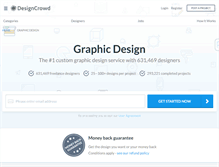 Tablet Screenshot of graphic.designcrowd.com
