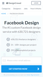 Mobile Screenshot of facebook.designcrowd.com.au