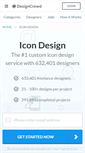 Mobile Screenshot of icon.designcrowd.com