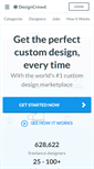 Mobile Screenshot of designcrowd.ca