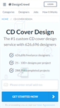 Mobile Screenshot of cdcover.designcrowd.co.uk
