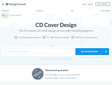 Tablet Screenshot of cdcover.designcrowd.co.uk